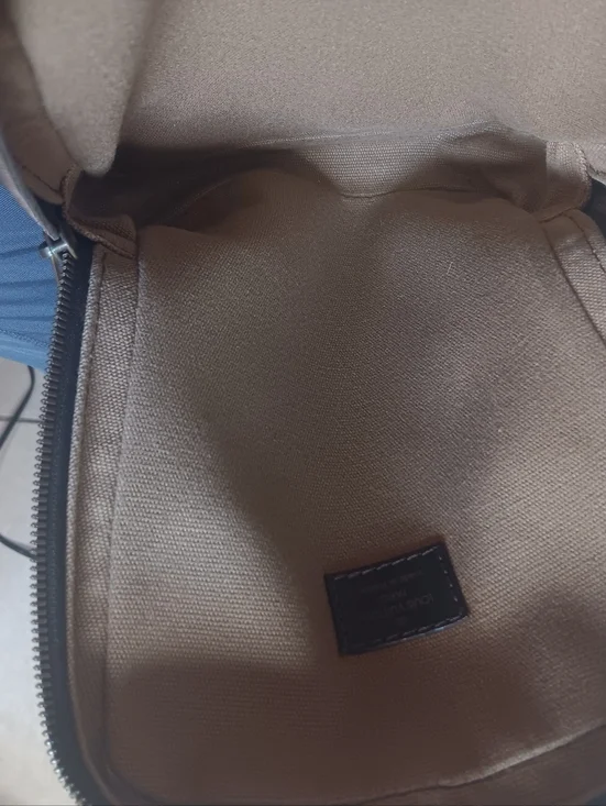 Louis Vuitton Iroquois Utah Brown Leather Messenger Bag Crossbody France ✨ Rare - Picture 15 of 16